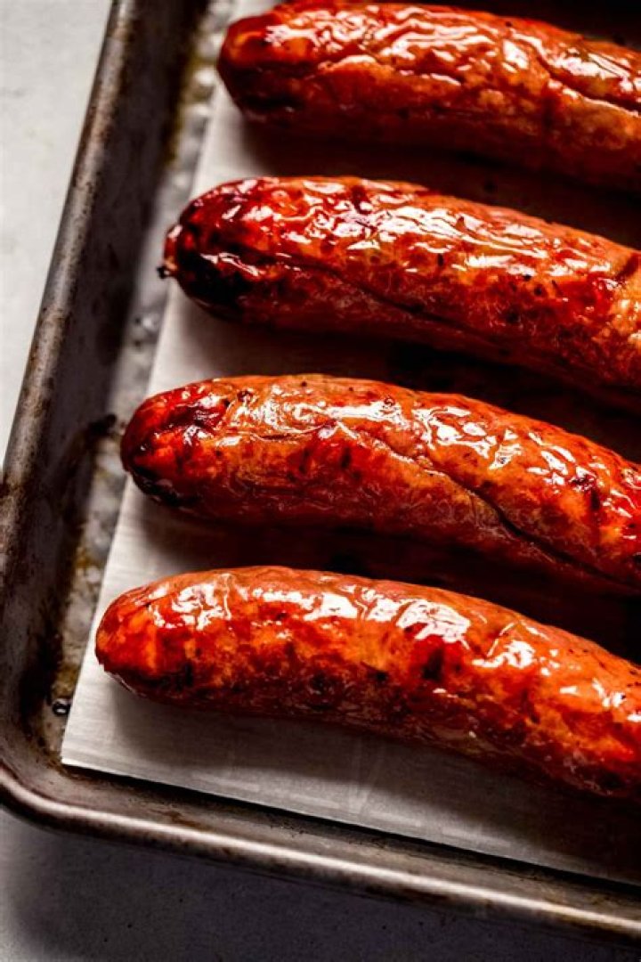 How long do chicken sausages take in the oven?