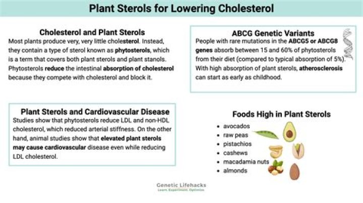 How long does it take for plant sterols to lower cholesterol?