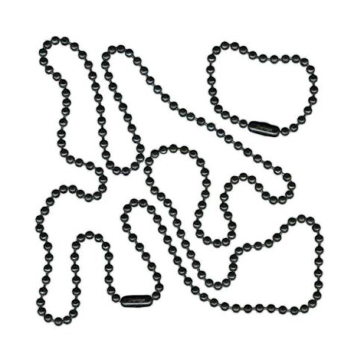 How long should a dog tag chain be?