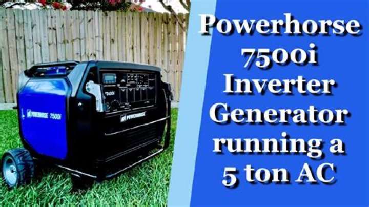 How long will a Powerhorse generator run?