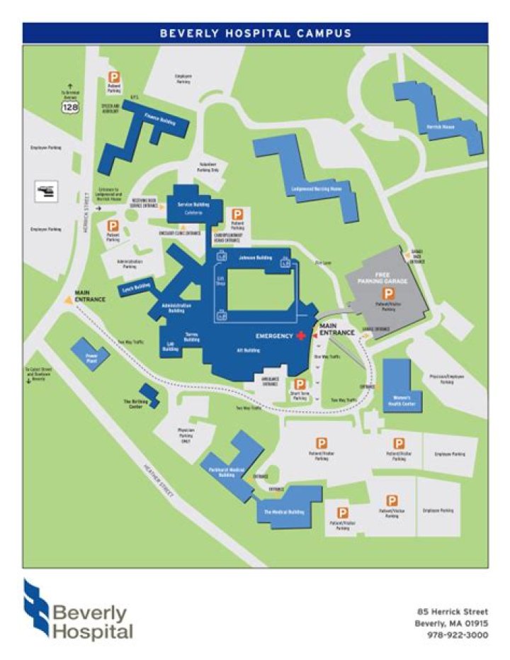 How many beds is Beverly Hospital?