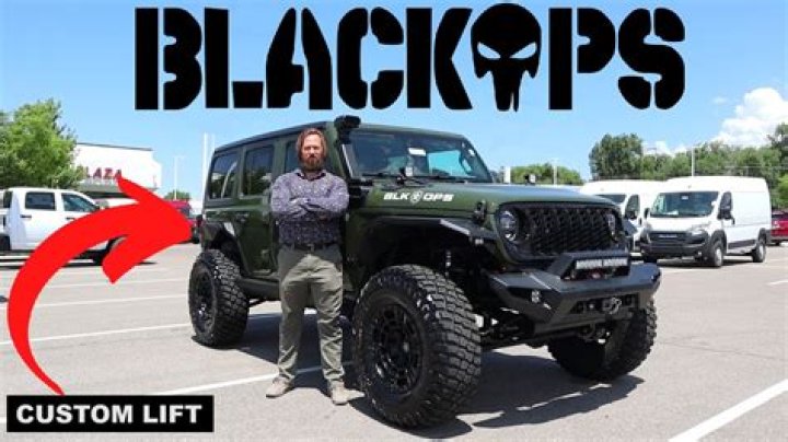 How many black ops jeeps were made?