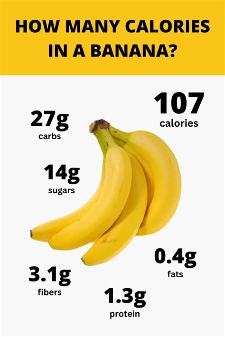 How many calories are in a banana without skin?