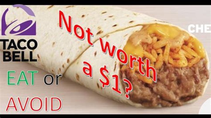 How many calories are in a Del Taco half pound bean and cheese burrito?