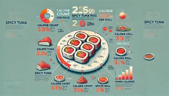 How many calories are in spicy tuna maki?