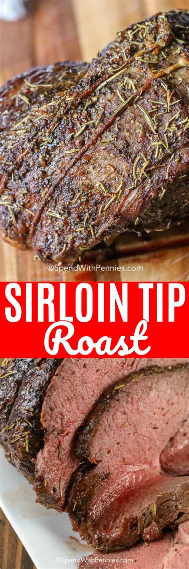 How many minutes per pound do you cook a sirloin tip roast?