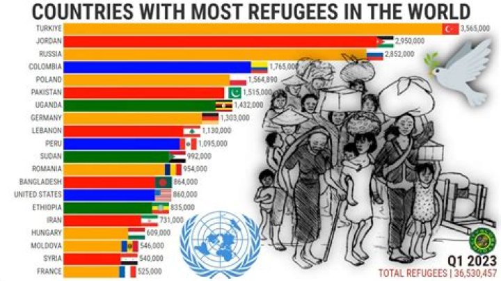 How many Rwandan refugees fled?
