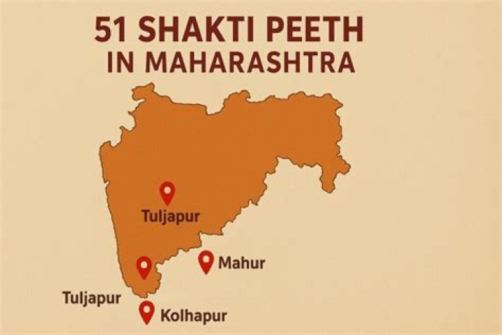 How many Shaktipeeth are there in Maharashtra?
