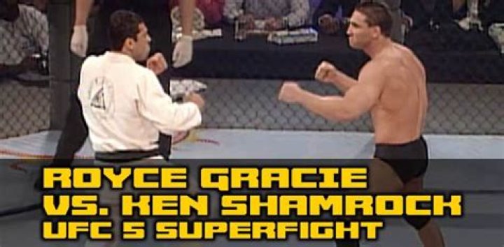 How many times did Ken Shamrock and Royce Gracie fight?