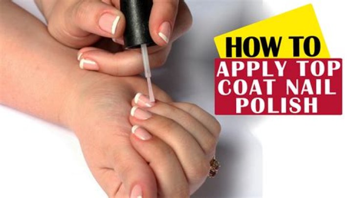 How many top coats of nail polish should I apply?