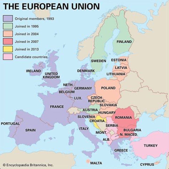 How many unions are there in Europe?