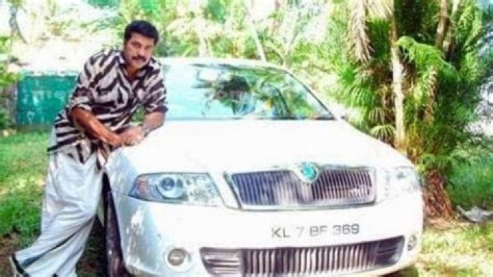 How many vehicles does Mammootty have?