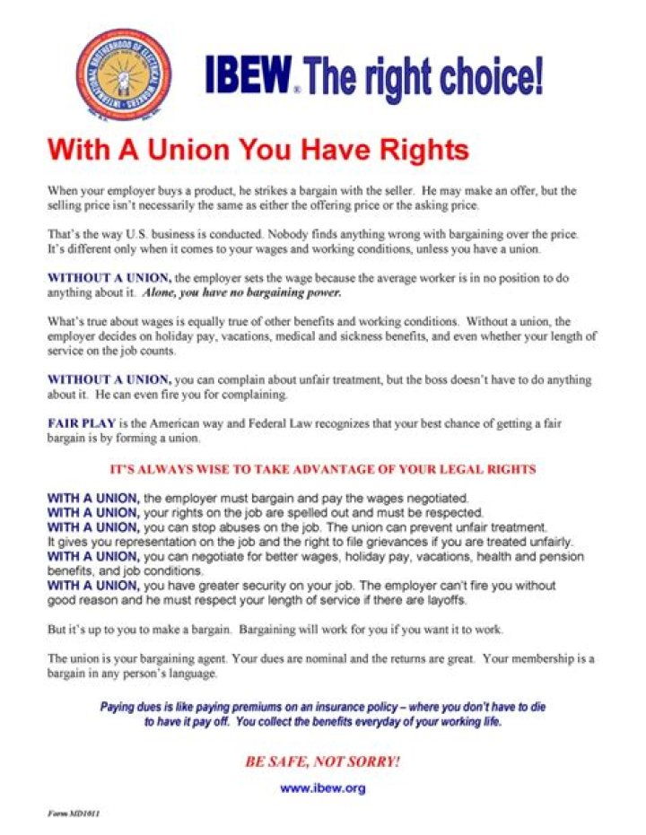 How much are IBEW union dues?