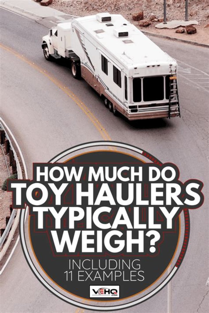 How much do 5th wheel toy haulers weigh?