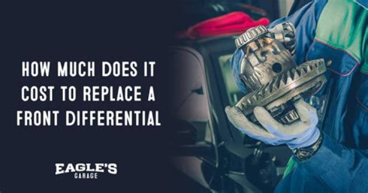 How much does a front differential service cost?