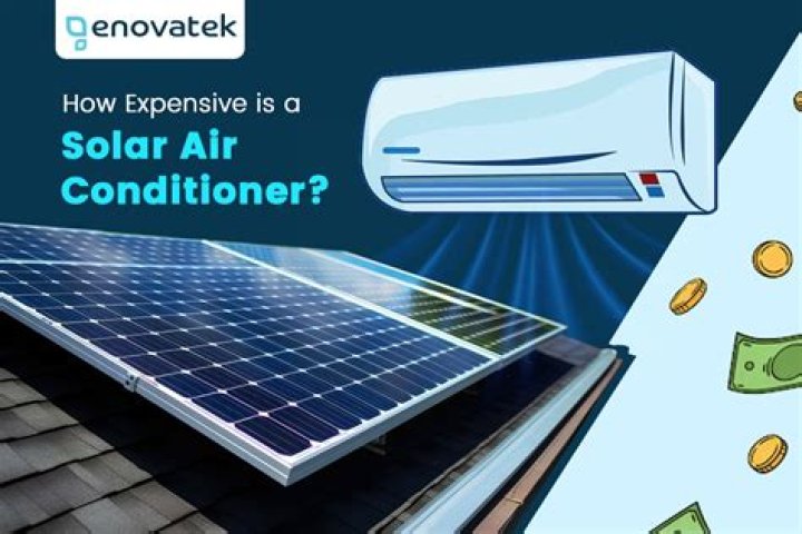 How much does a solar air conditioner cost?