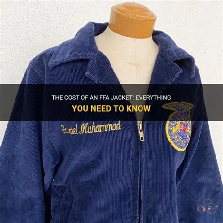 How much does an FFA jacket cost?
