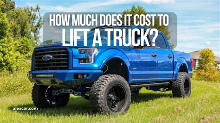 How much does it cost to lift a GMC Yukon?