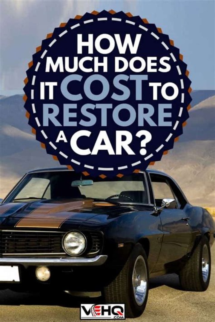 How much does it cost to restore a Chevy S10?