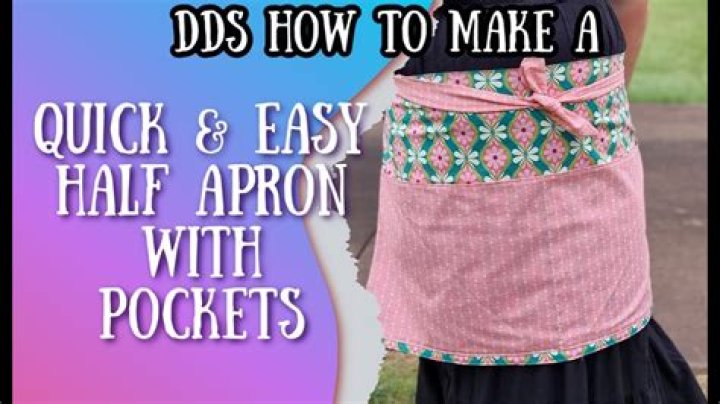 How much fabric do I need for an apron?