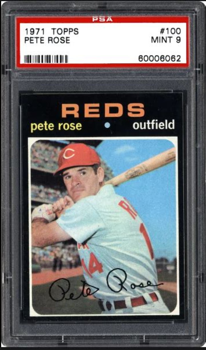 How much is a 1971 Pete Rose baseball card worth?