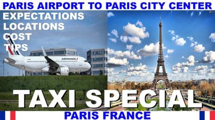 How much is taxi in Paris from airport?