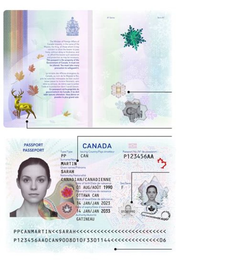 How much is the 10-year Canadian passport?