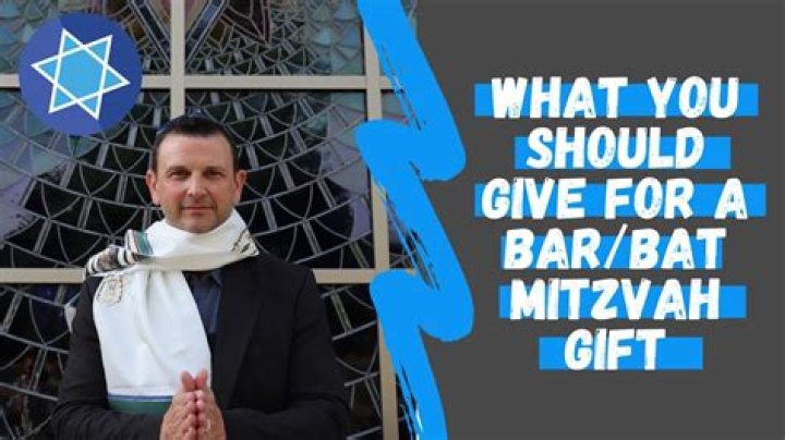 How much money should you give for a bat mitzvah?