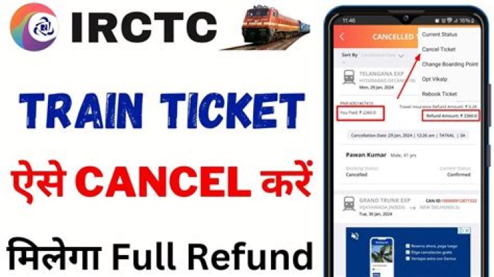 How much time it takes for refund of Cancelled ticket in IRCTC?