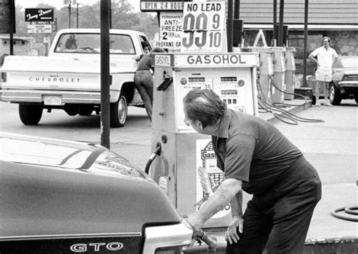 How much was gas in the 70s?
