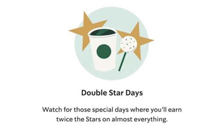 How often are Starbucks double stars?
