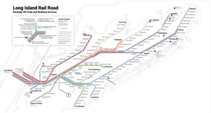 How often does the Long Island Railroad run?