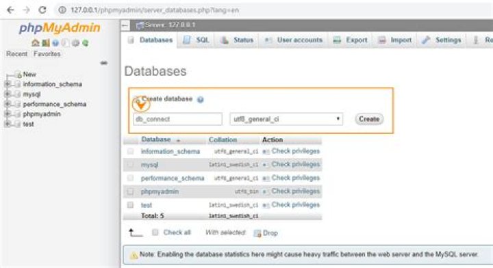 How to connect search engine to database using PHP?