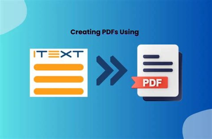 How to create a PDF document using the iText library?