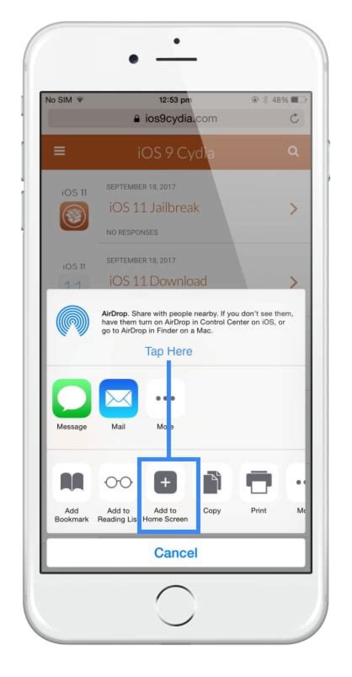 How to download Cydia app on iDevice?