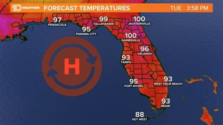 How warm is Jacksonville Florida in April?
