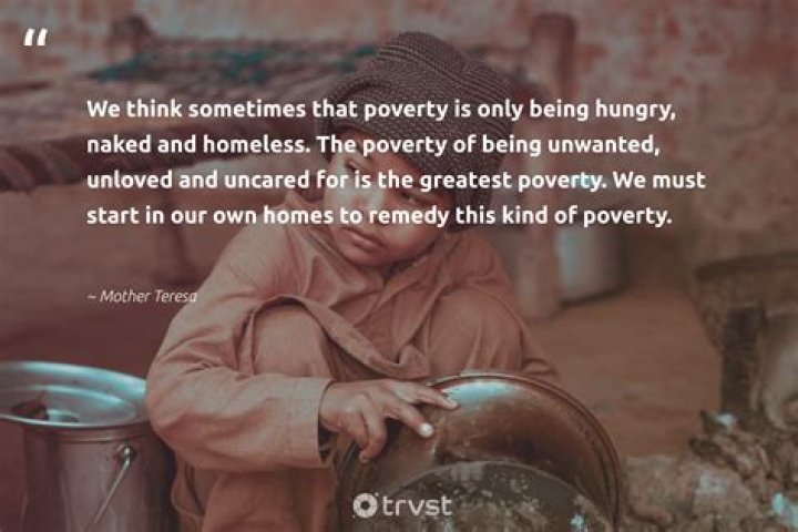 How would you describe poverty?
