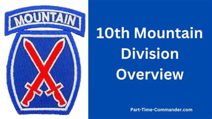 Is 10th Mountain Division Special Forces?