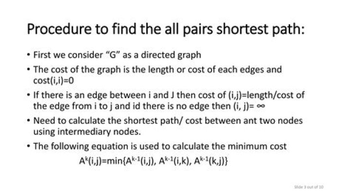 Is all pair shortest path dynamic programming?