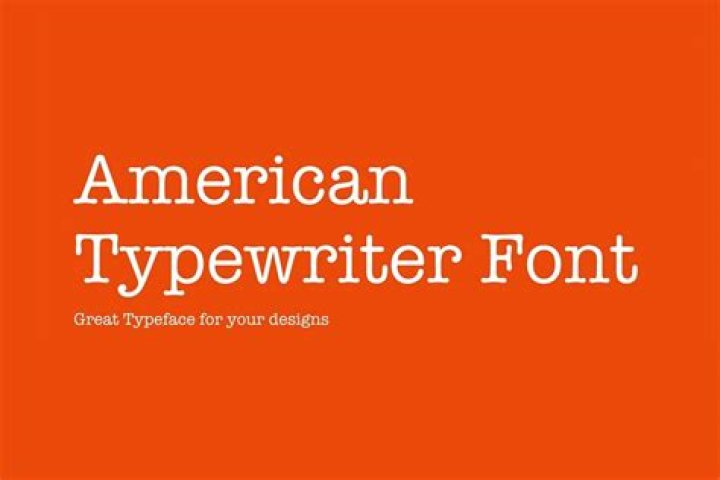 Is American Typewriter font free to use?