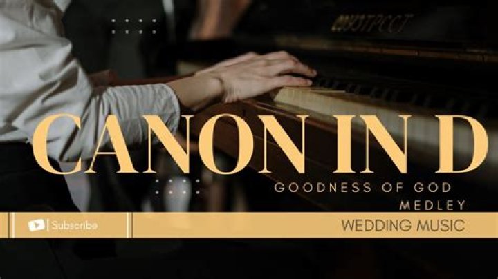 Is Canon in D Major a wedding song?