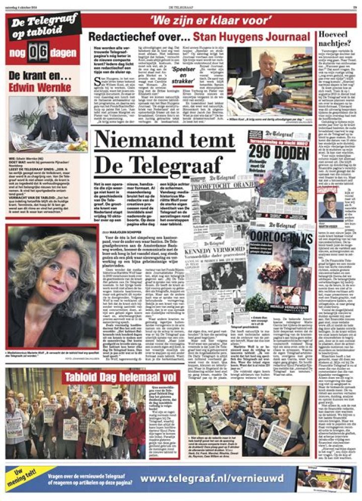 Is De Telegraaf compleet?