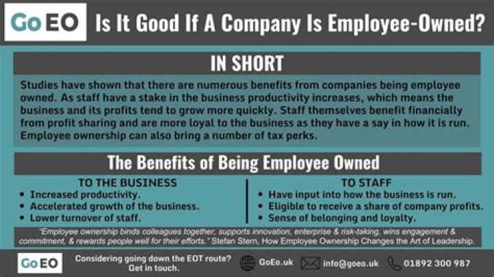 Is employee-owned company good?