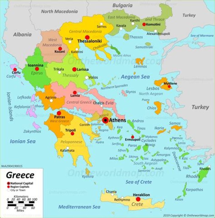 Is Greece close to Rome?