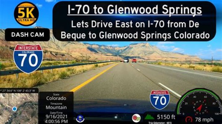 Is I-70 open from Rifle to Glenwood Springs?