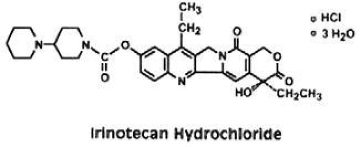 Is irinotecan soluble in water?