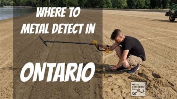 Is it legal to metal detect in Ontario?