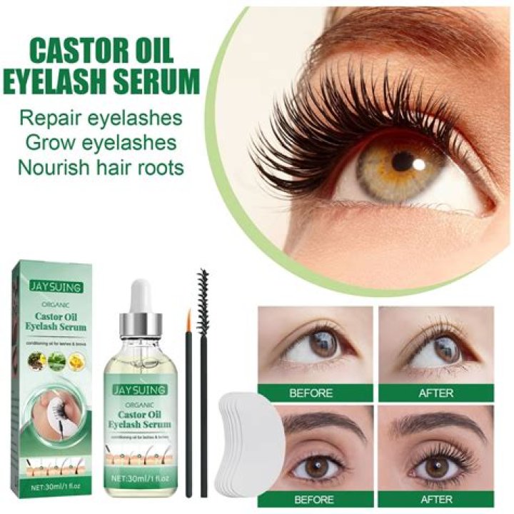 Is it OK to put castor oil on your eyelashes?