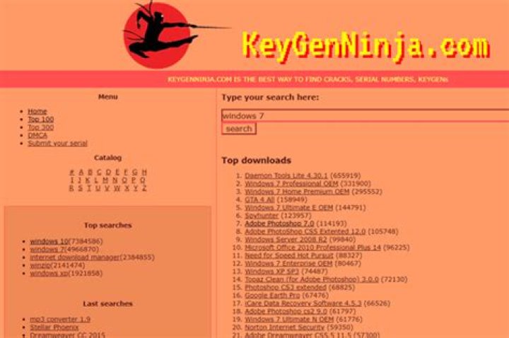 Is it safe to find serial keys on keygens pro?