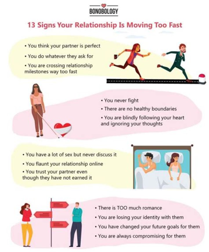 Is moving too fast in a relationship a red flag?